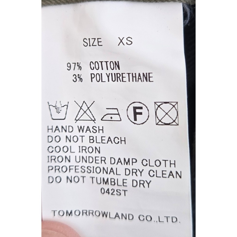 Tomorrowland XS Elastic Drawstring‎ Waist Pants Made in Japan Utility Streetwear - Picture 4 of 12